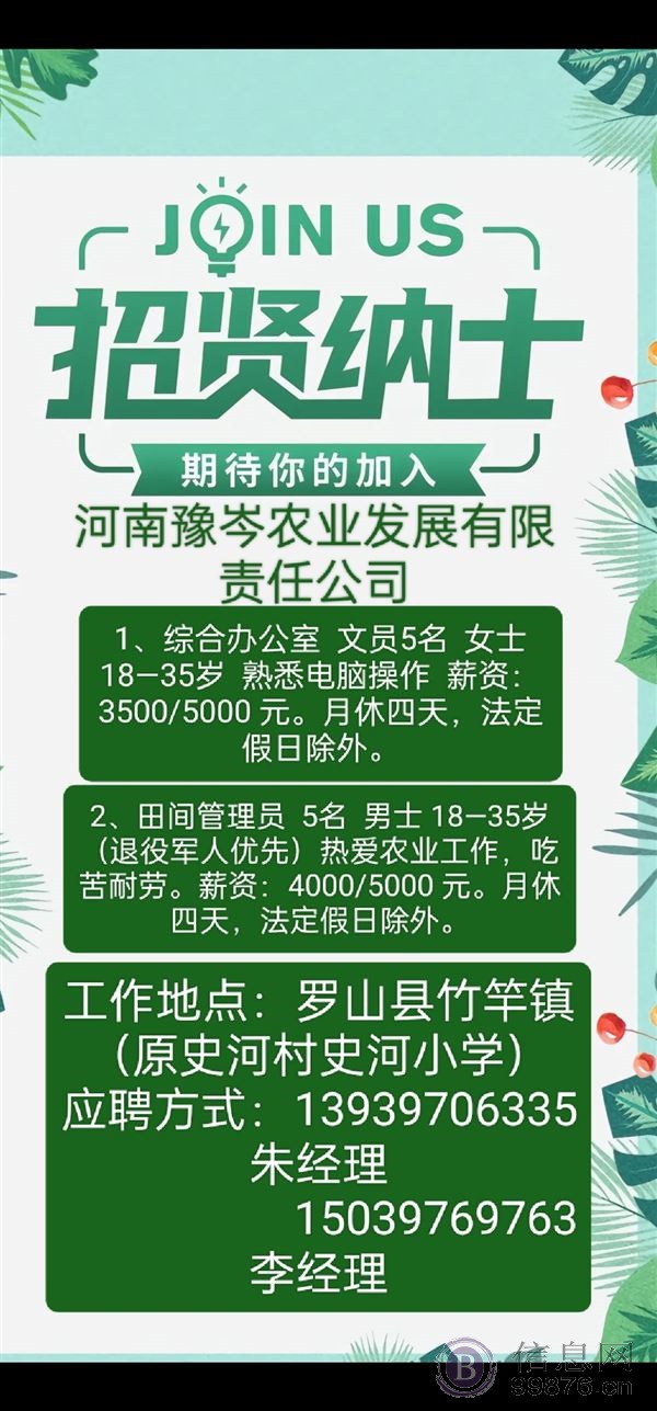 诚聘社会精英